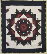 Broken Twinkling Star Amish Quilt 101x116