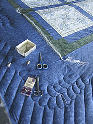 In Home Patchwork Quilt Photo