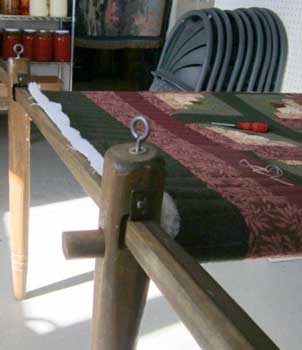 Log Cabin Quilting Bee Patchwork Amish Quilt 95x111