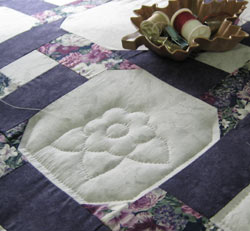Amish Quilt in Frame Photo Amish Quilts