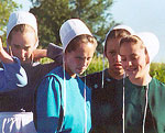 Amish Quilter - Amish Girls by Galen Frysinger